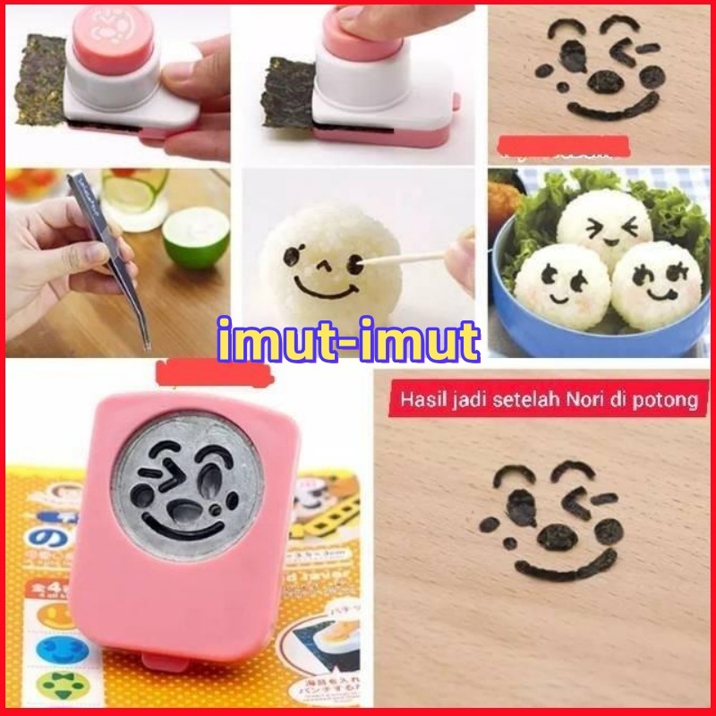 Alat Pemotong Rumput Laut Pukulan Rumput Laut untuk Membuat Cetakan Pemotong Sushi/Bola Nasi Sushi/C