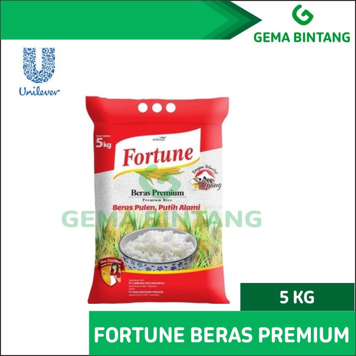 

BERAS FORTUNE PREMIUM 5 KG KILO KILOGRAM PULEN PUTIH ALAMI 5KG 5KILO 5KILOGRAM WHITE RICE