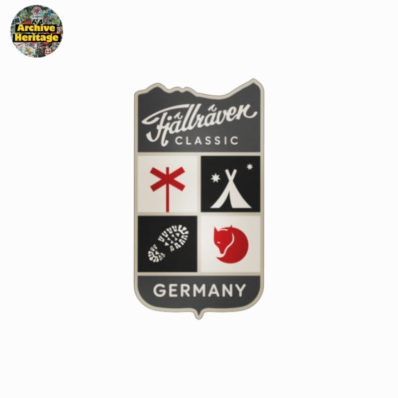 

sticker Fjallraven kanken classic logo germany brand outdoor stiker