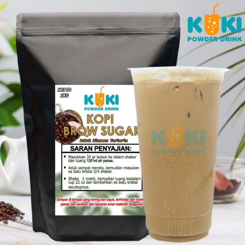 

Brown Sugar Coffee Bubuk Minuman Premium 1kg Halal