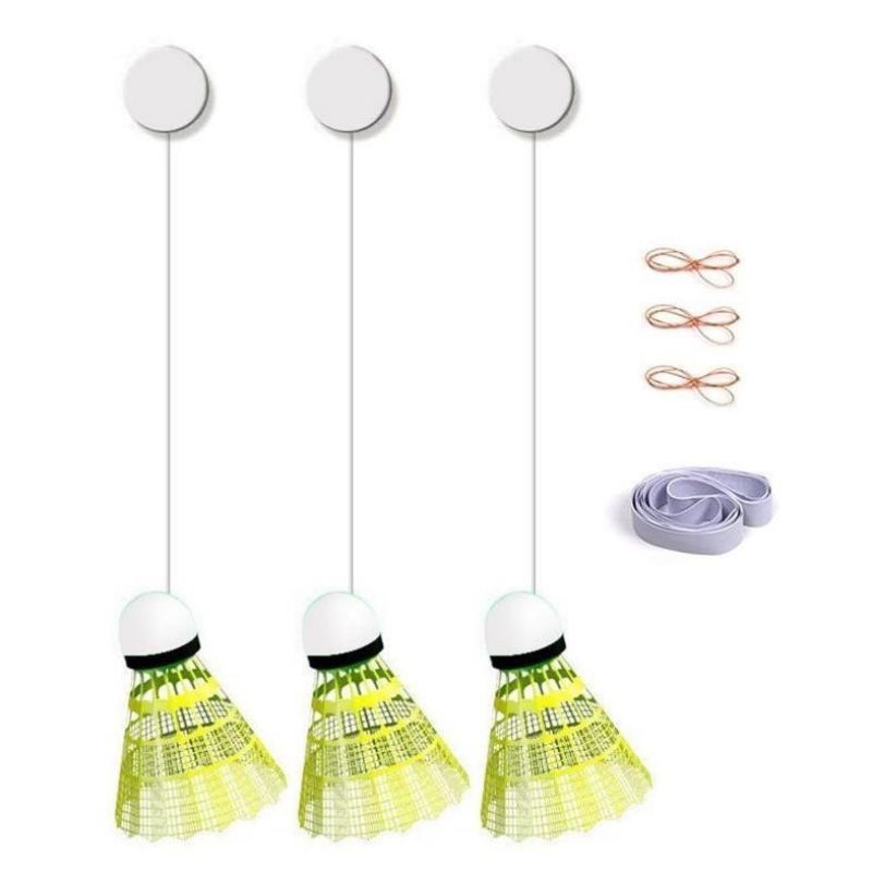 Alat Latihan Badminton Badminton Rebound Trainer Rebound Self Kit Mandiri Shuttlecock Gantung