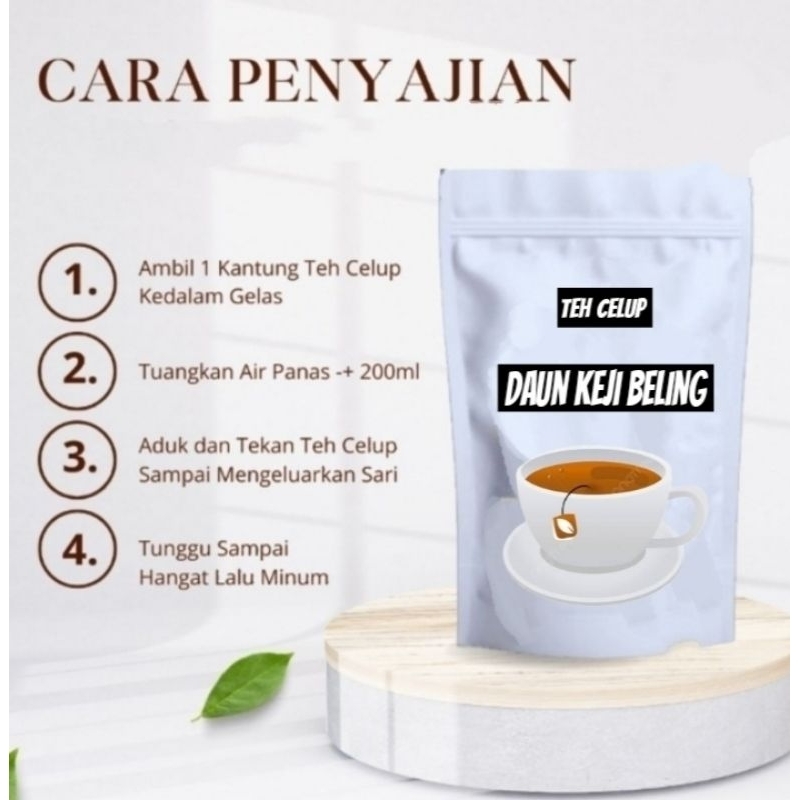 

Teh Celup Daun Keji Beling Isi 10 Tea Bag
