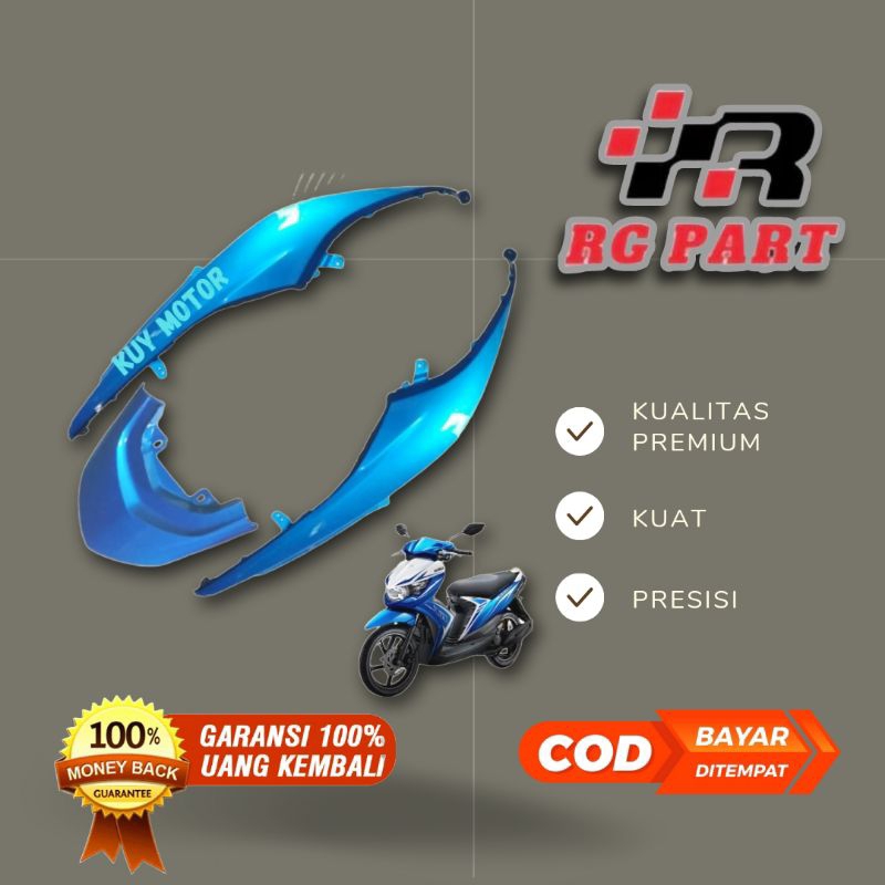 Body belakang Soul GT 115 CC biru Body kanan kiri soul Gt