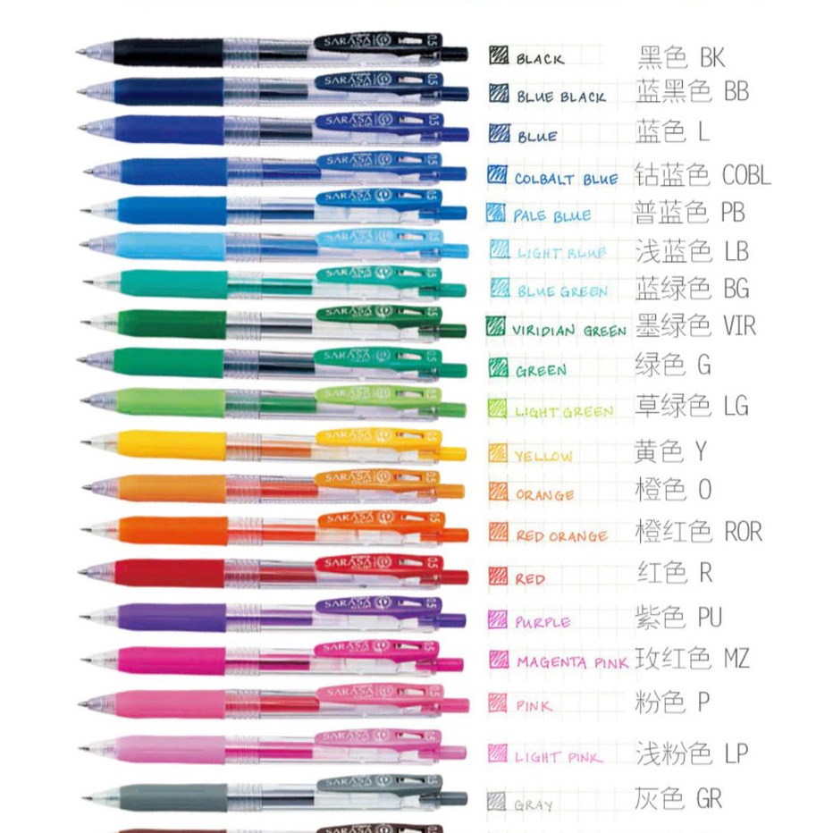 

FLAS SALE Pulpen Gel Zebra Sarasa JJ15 571