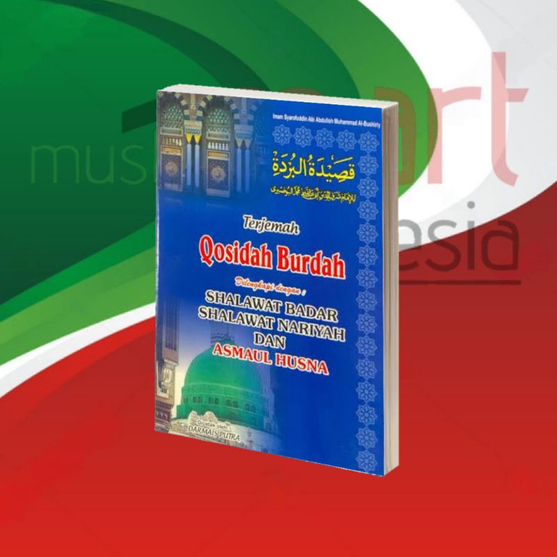 Buku / Kitab Terjemah Maulid Qasidah Burdah Ukuran 20x14 CM