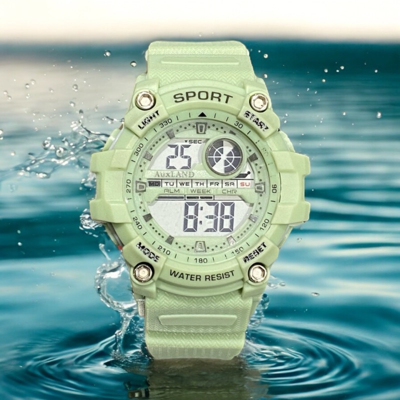 Auxland Jam Tangan Unisex Digital Sport Waterproof Bisa Cod