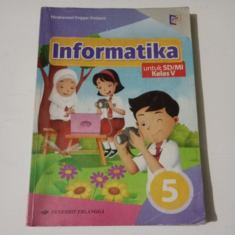Buku Informatika kelas 5 Erlangga