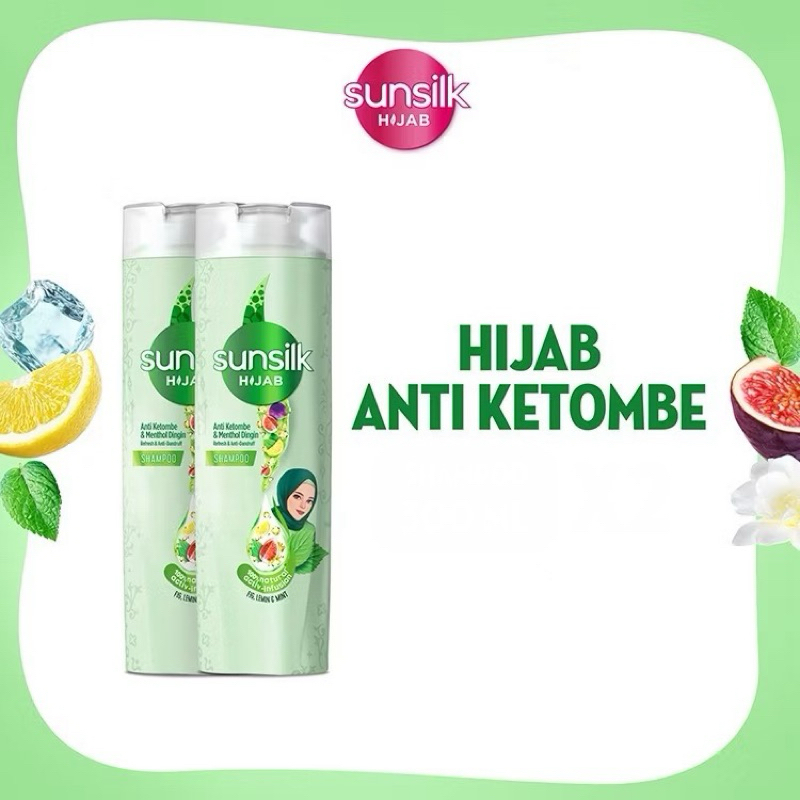 Sunsilk botol Hijab Recharge Shampoo Hijab Refresh 160ml 1pcs