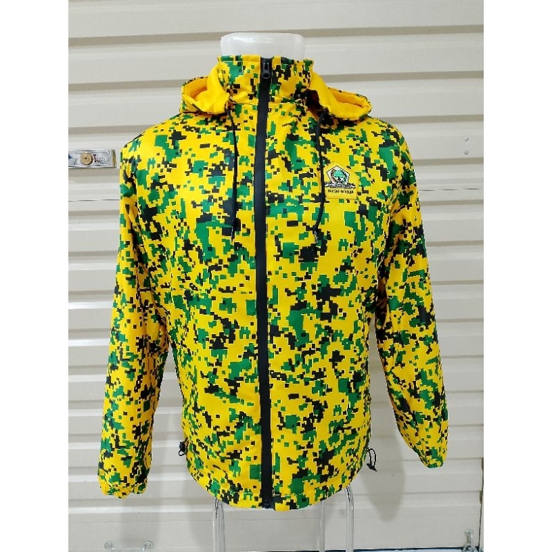 Jaket Kupluk Loreng Partai Golkar Jaket Loreng Golkar