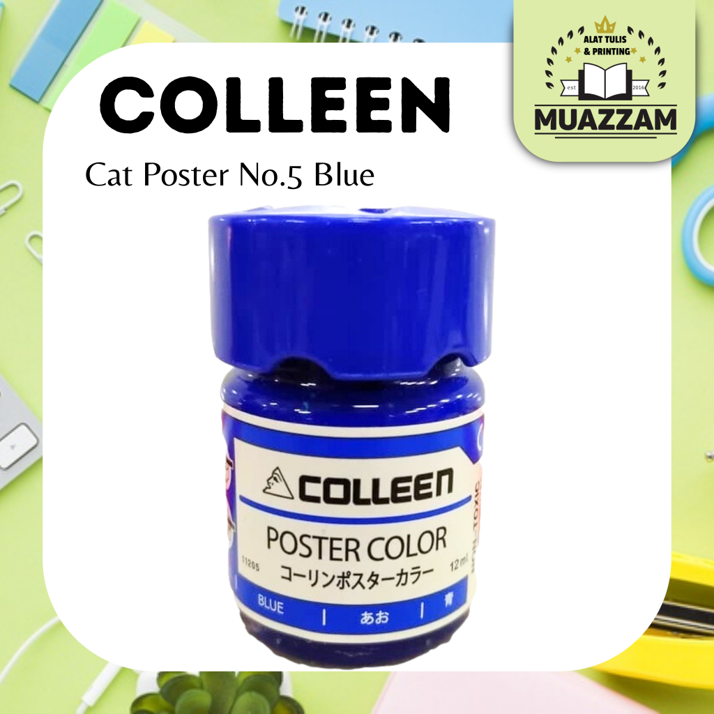 

Colleen Cat Poster No.5 Blue