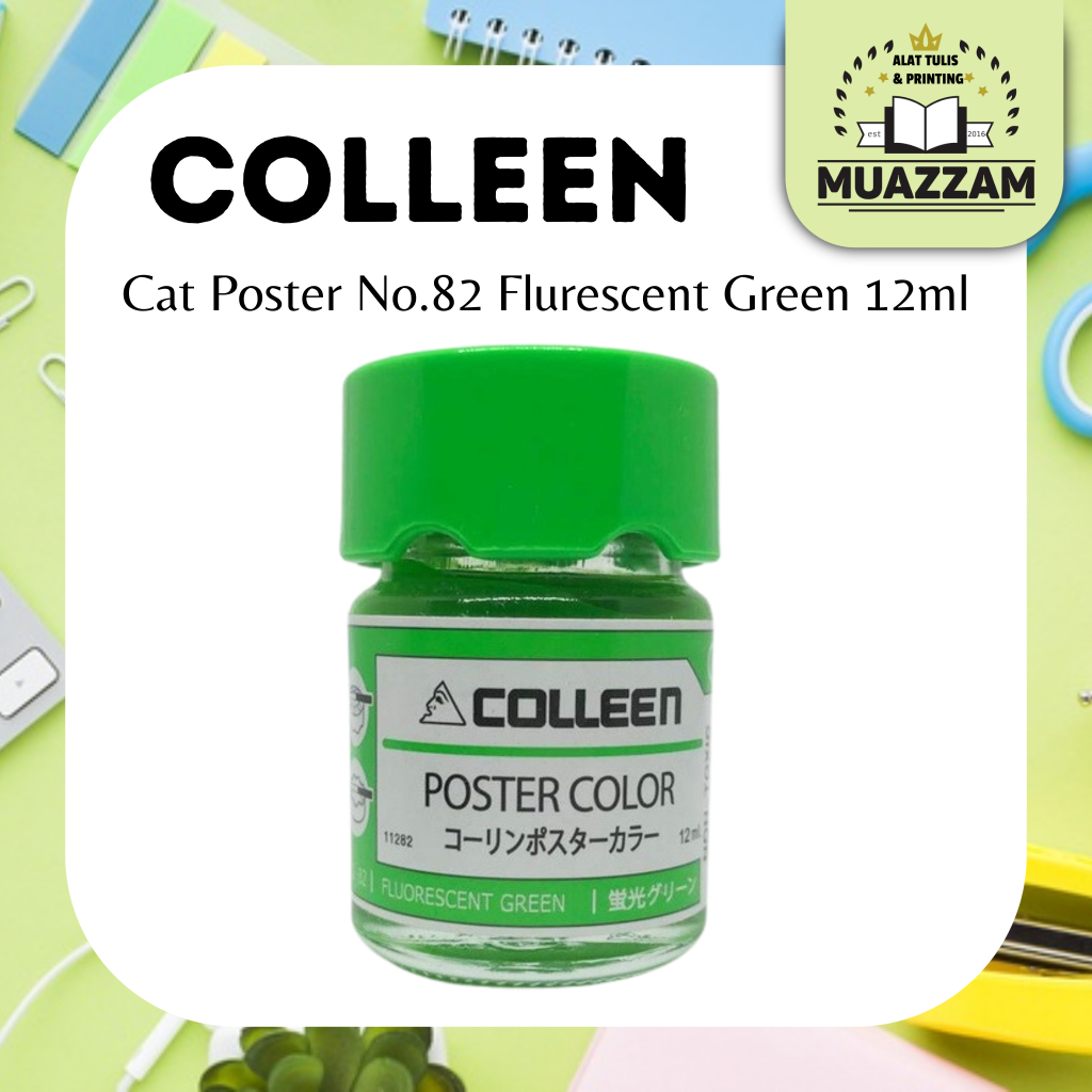 

Colleen Cat Poster No.82 Flurescent Green 12ml