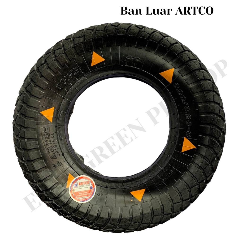 artco ban luar kereta sorong / gerobak sorong 3.50 / 3.25 - 8 original gerobak pasir