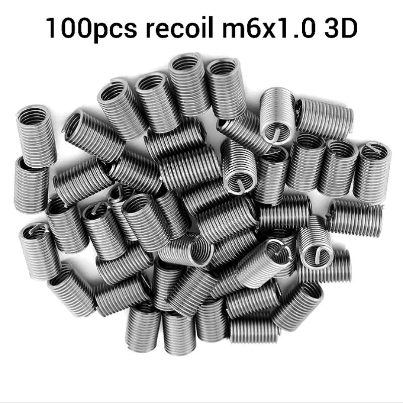 PS00010 paket 100pcs recoil m6x1.0 3D recoil baut 10 bukan recoil baut 12
