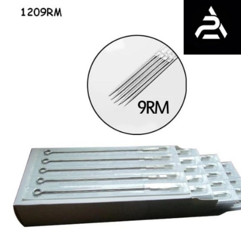 9RM  Jarum Shading Selembar Isi 5 Batang Untuk Arsir Tato - Jarum Tattoo Premium Berkualitas Origina