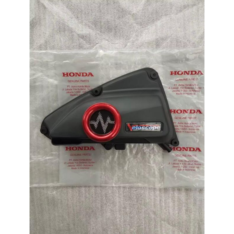VELOSCOPE ORIGINAL HONDA GENIO BEAT 2020 &  2023 VELOCITYMODEL DONAT/TUTUP EMBLEM VELOSCOPE