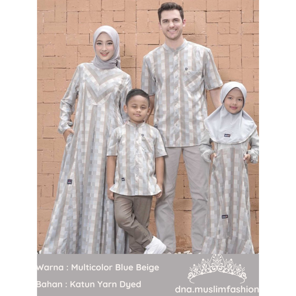 Sarimbit Karim Karimia Mutif Terbaru/ seragam lebaran abu/ sarimbit keluarga / baju couple/ baju ser