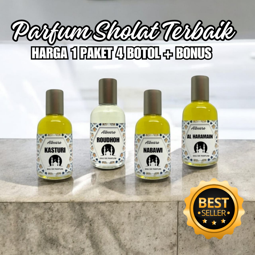 Parfum Arab original( 4 botol ) Parfum Kasturi Parfum Cowok Parfum Pria Parfum Arab Parfum Majlis