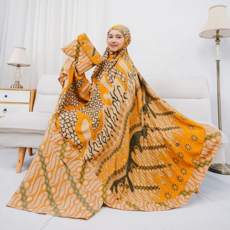 Mukena Jumbo Batik Rayon Premium Adem Terbaru