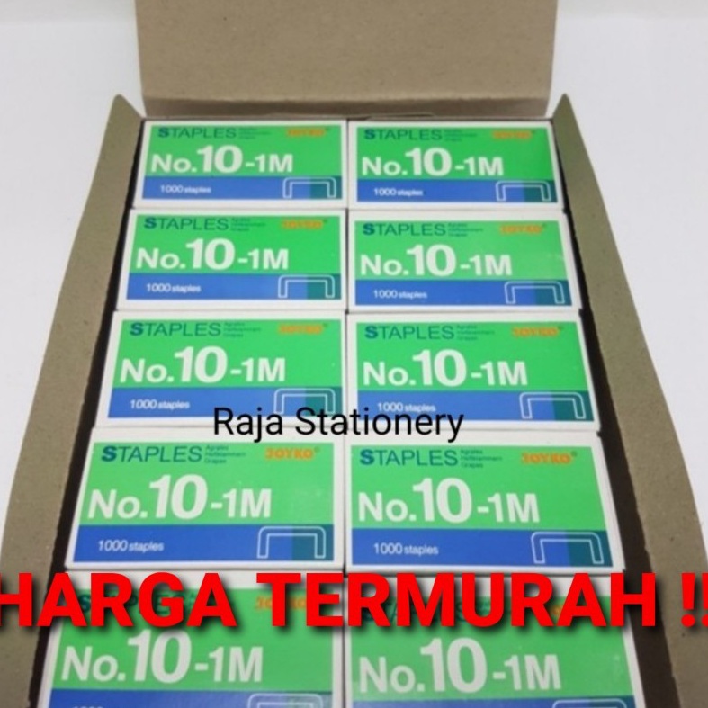

ORDER SAJA GAN TERMURAH STAPLES NO1 KECIL ISI STAPLER REFILL HEKTER NO11M 1 DUS ISI 2