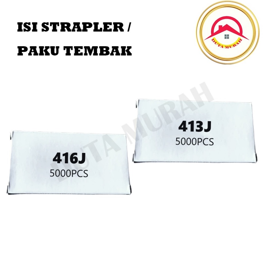 

TREND AWAL TAHUN Isi Straples Isi Strapler Tembak Paku Tembak 416 J 16mm 413 J 13mm