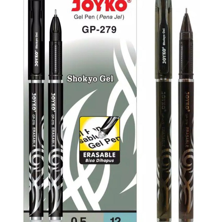 

ORIGINAL Pulpen Gel SHOKYO GP 279 Bisa Dihapus 1 Lusin