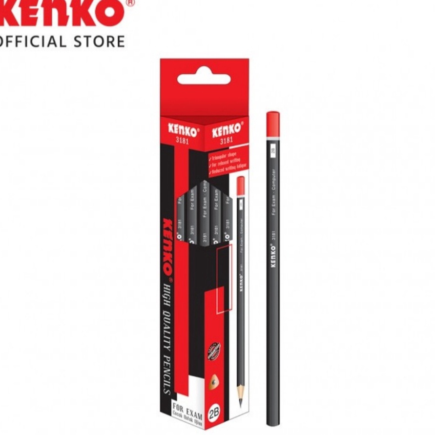 

RAIH DISKON Kenko Pensil 2B 3181 Pensil Serut