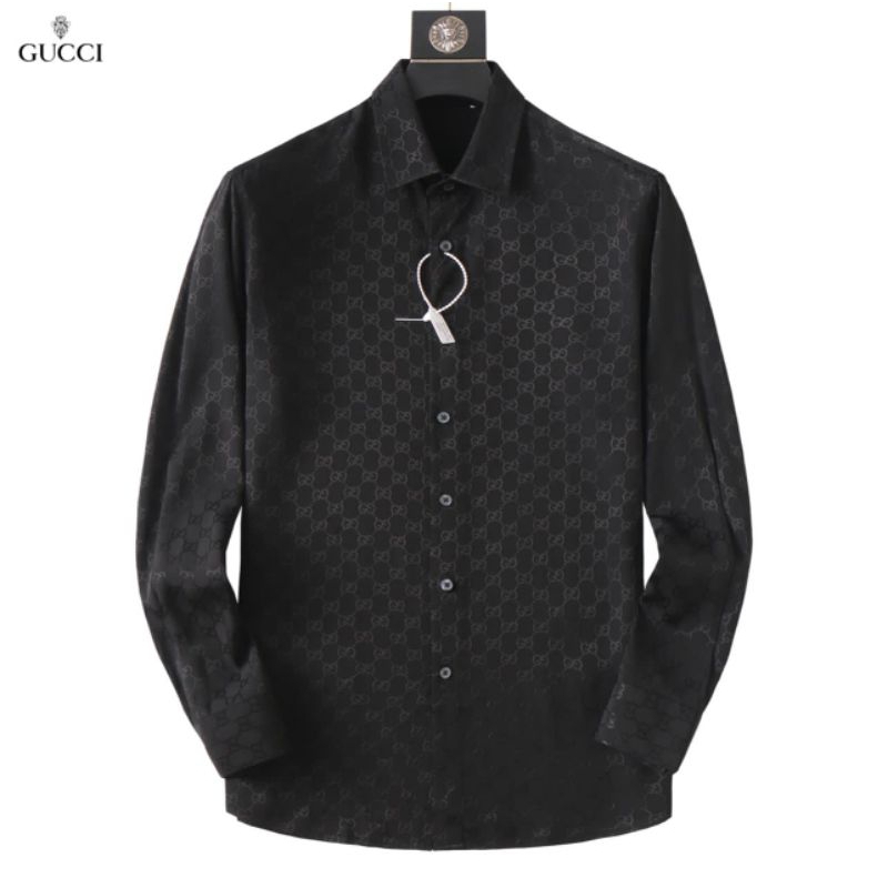 KEMEJA LENGAN PANJANG PRIA GUCCI IMPORT TERBARU KEMEJA LENGAN PANJANG PRIA MEWAH TERBARU 0308