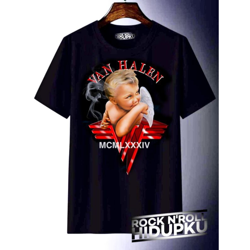 Kaos Van Halen 1984 Kaos Premium Cotton Combat