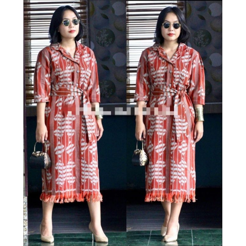 DRESS TENUN MODEL BARU - DRESS TENUN KEKINIAN - BAJU PESTA MODEL BARU