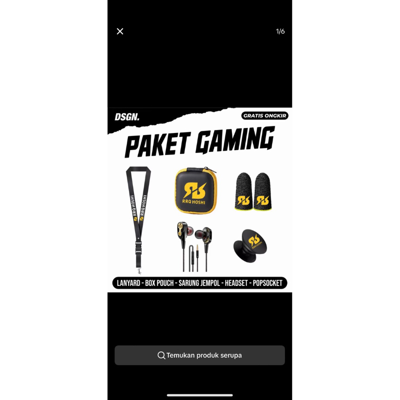 alat gaming lengkap