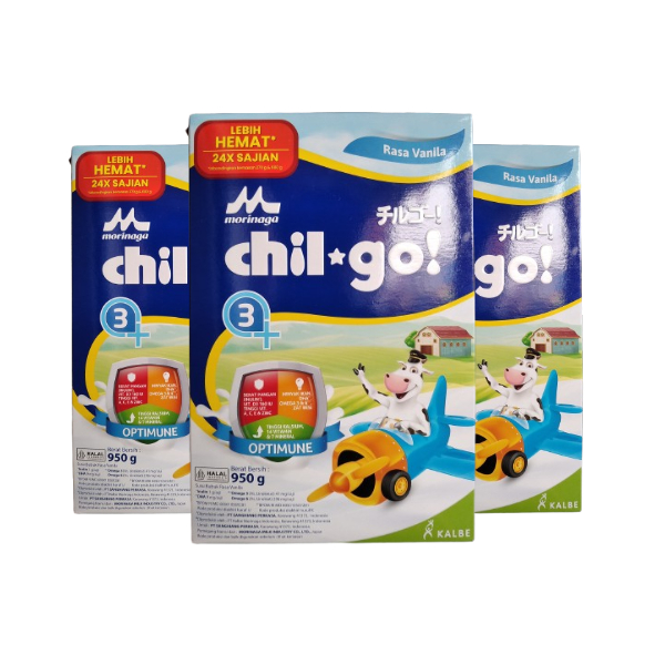 SUSU BUBUK  SUSU BAYI CHIL GO 1+ MADU, 1+ VANILLA, 3+ MADU, 3+ VANILLA 950GR