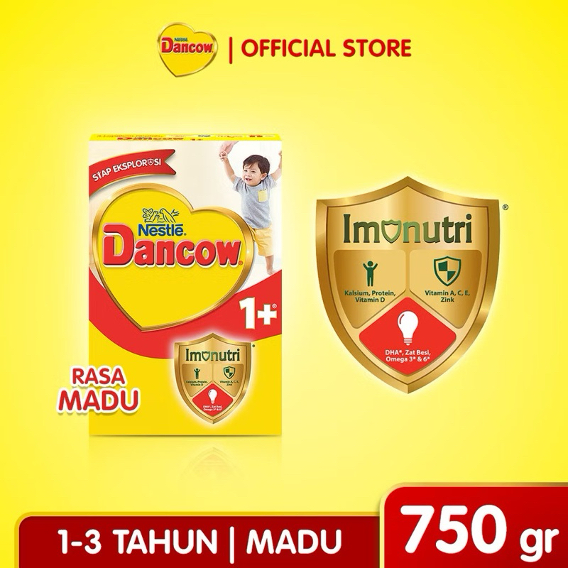 

Nestle Dancow 1+ Susu Rasa Vanilla dan Madu 750gr