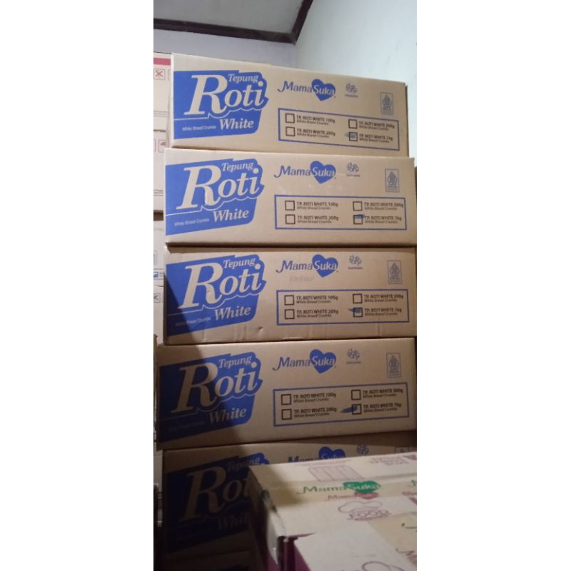 

MamaSuka - Tepung Roti Panir White / White Bread Crumbs / Tepung Roti Serbaguna (1 Dus / Box)