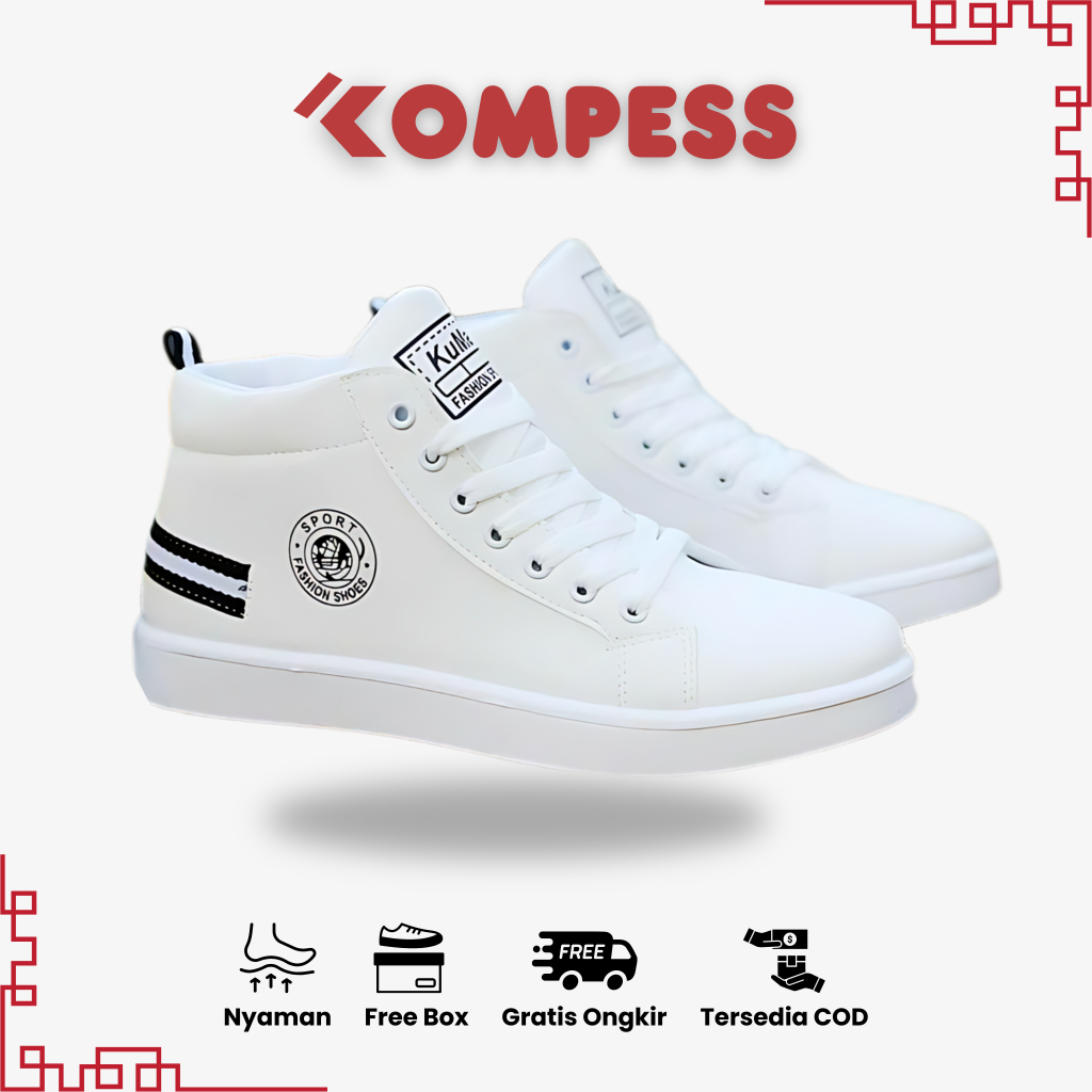 Sepatu Sneaker Import Pria Wanita Senji Casual Boots Original Terlaris Termurah