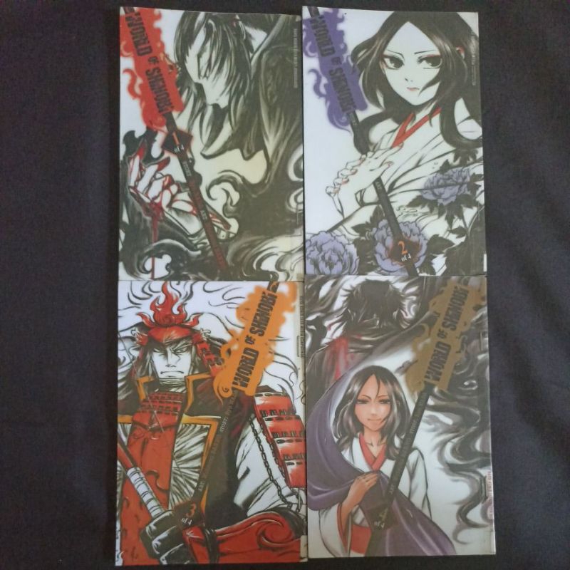 Komik World of shinobi 1-4 Tamat (tidak segel/jual perset)