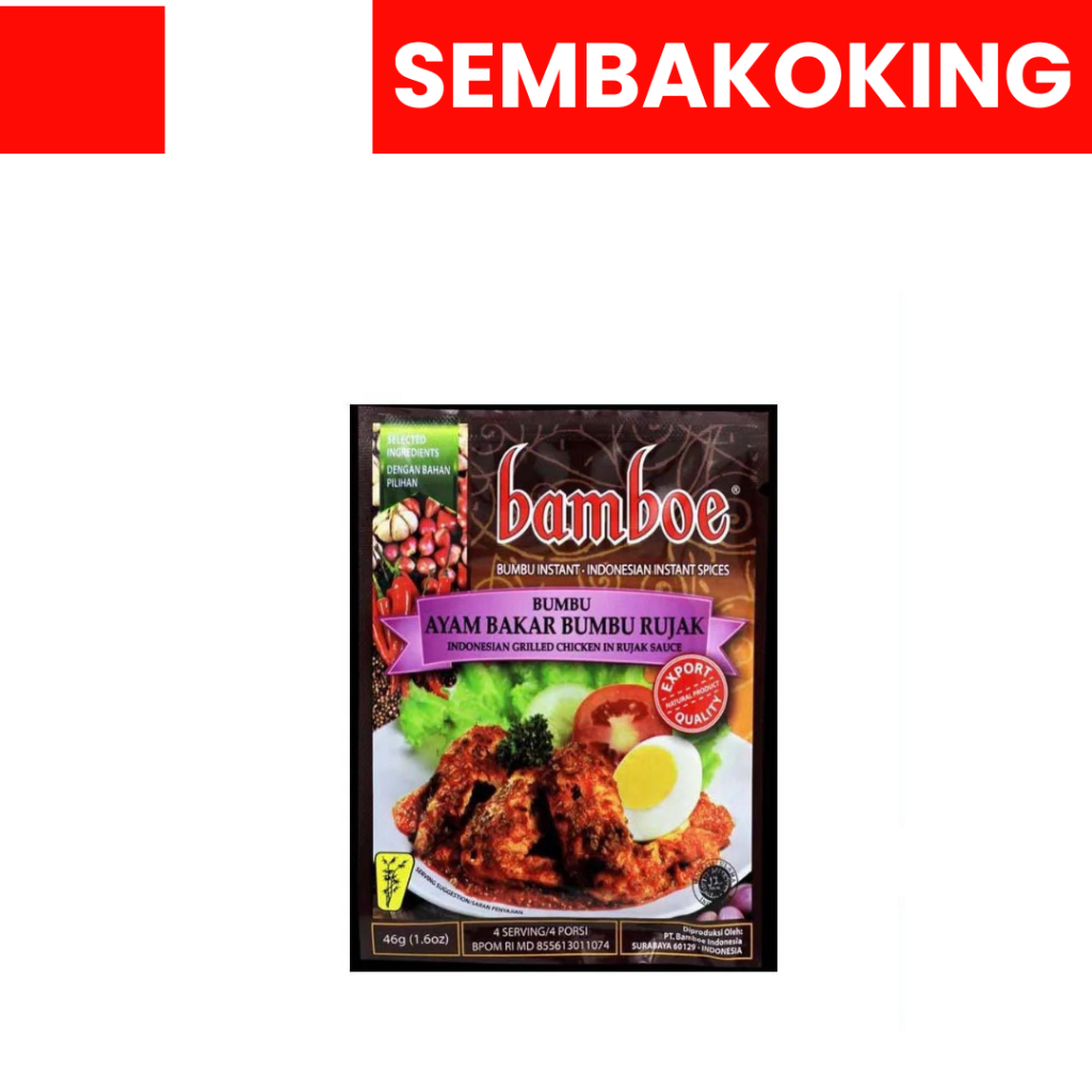 

BAMBOE AYAM BAKAR BUMBU RUJAK INSTAN