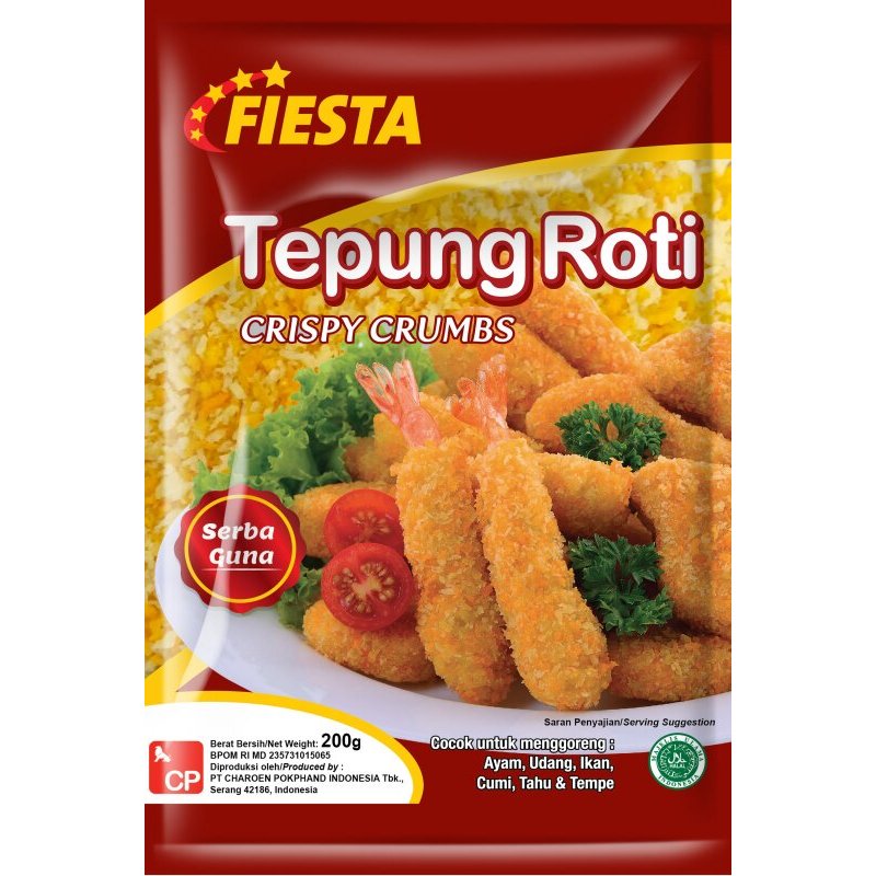 

FIESTA Tepung Roti Serba Guna Crispy Crumbs Multi Purpose 200g