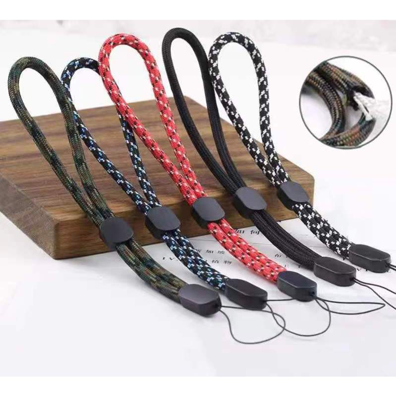 Lustar Lanyard pergelangan tangan tali pendek ponsel yang dapat diadjuster