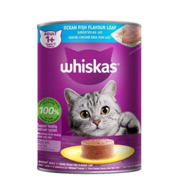 whiskas kaleng adult 400g