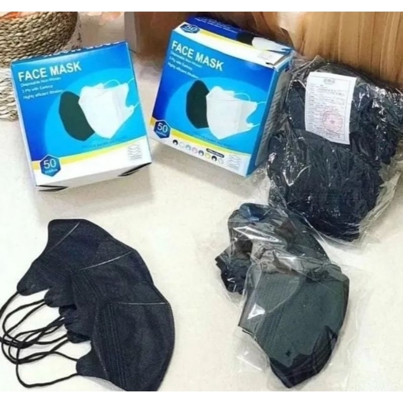 masker/masker dewasa/masker warna hitam
