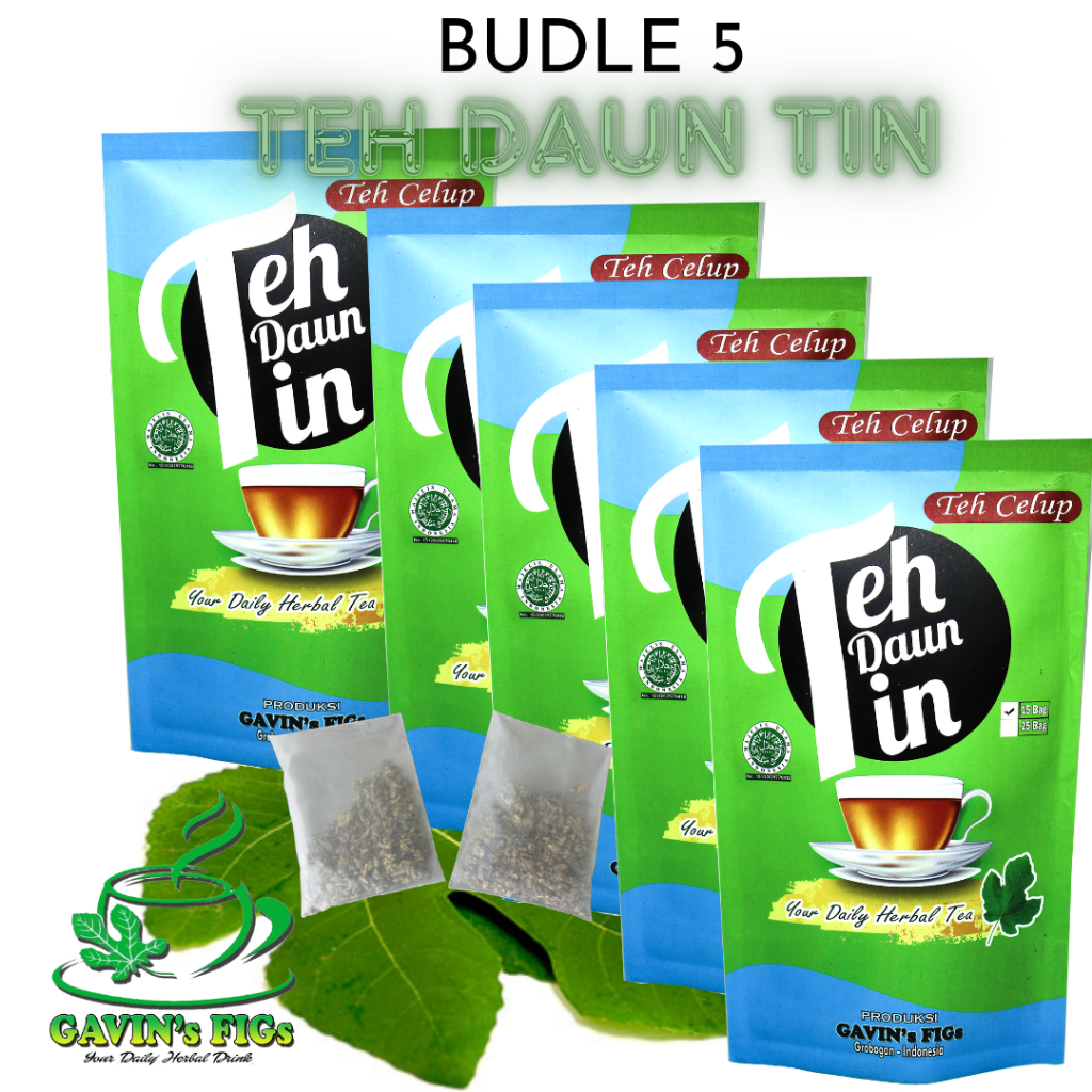 

Bundle Teh Daun Tin Kemasan Pouch Isi 5 @15bags