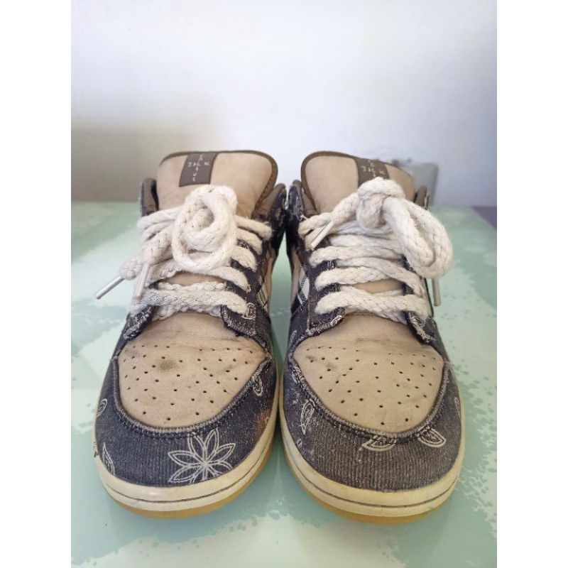 Sepatu Sneakers Nike - Nike Travis Scott X Dunk Low Premium SB "Cactus Jack" - Legit - UPC Tembus Sa