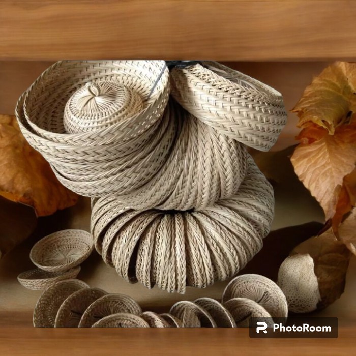 Bokor ingka anyaman + saab harga 1 set sarana upacara