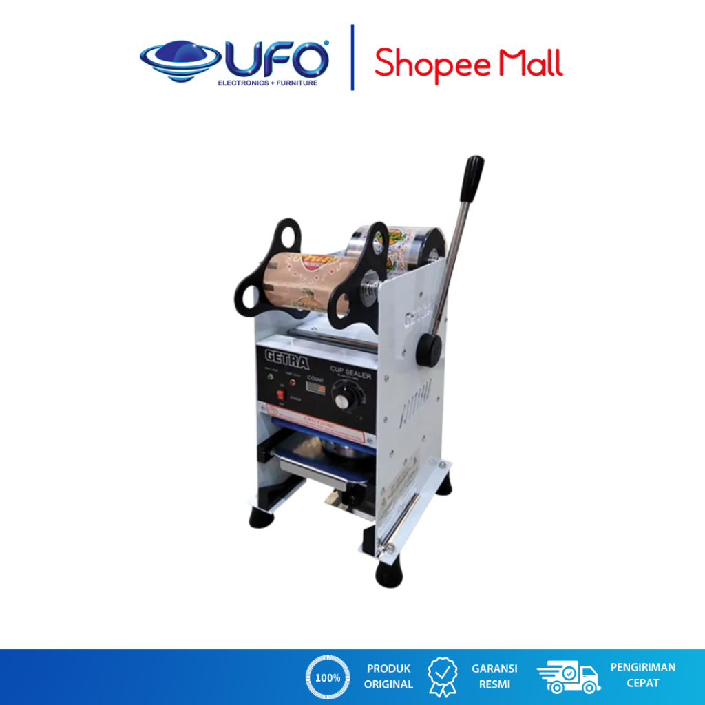 Getra Manual Cup Sealer Mesin Perekat Gelas Plastik ETD8SM