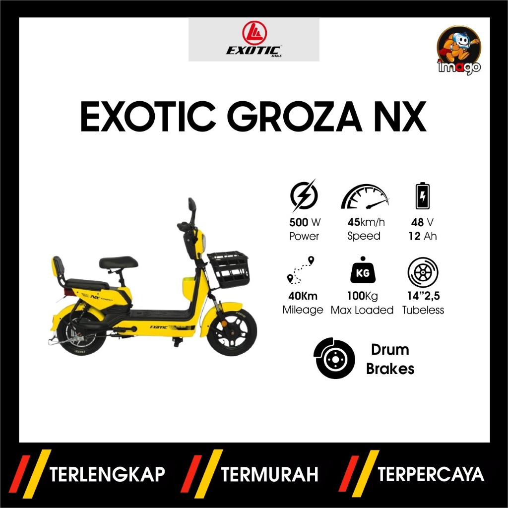 SEPEDA LISTRIK EXOTIC GROZA NX
