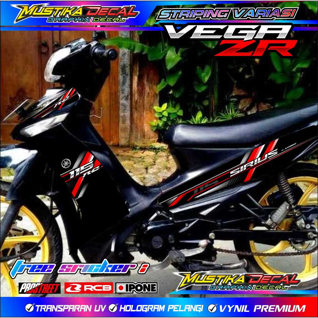 STRIPING VARIASI YAMAHA VEGA ZR SIRIUS/ STICKER LIST MOTOR YAMAHA VEGA ZR SIRIUS
