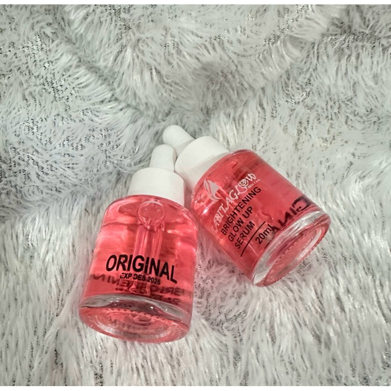 Serum glow brightening pink