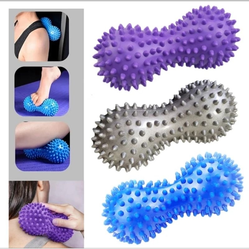 Bola Alat Pijat Kesehatan Refleksi Kaki Tangan Badan Duri Peanut Massage Ball Kacang Olahraga Gym Sp