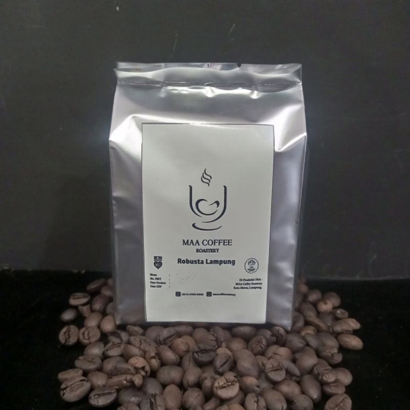 

Kopi Bubuk Robusta Lampung 250 gram. 100% kopi asli by: MAA COFFEE