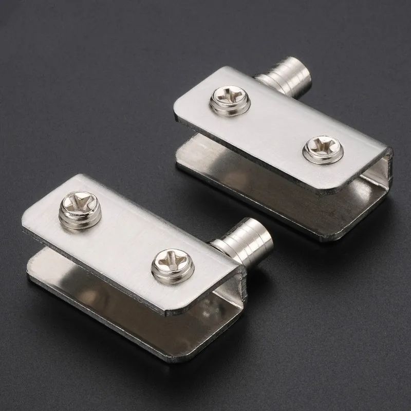 Engsel Jepit Kaca Ke Kaca Engsel Kaca Jepit Pivot Pintu Kaca Engsel Jepit Kaca Stainless Steel